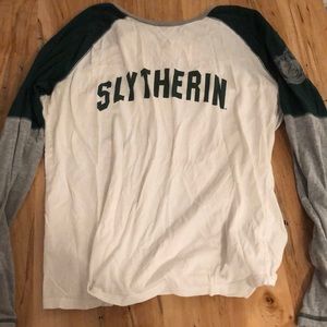Long sleeve Slytherin Tee from universal studios